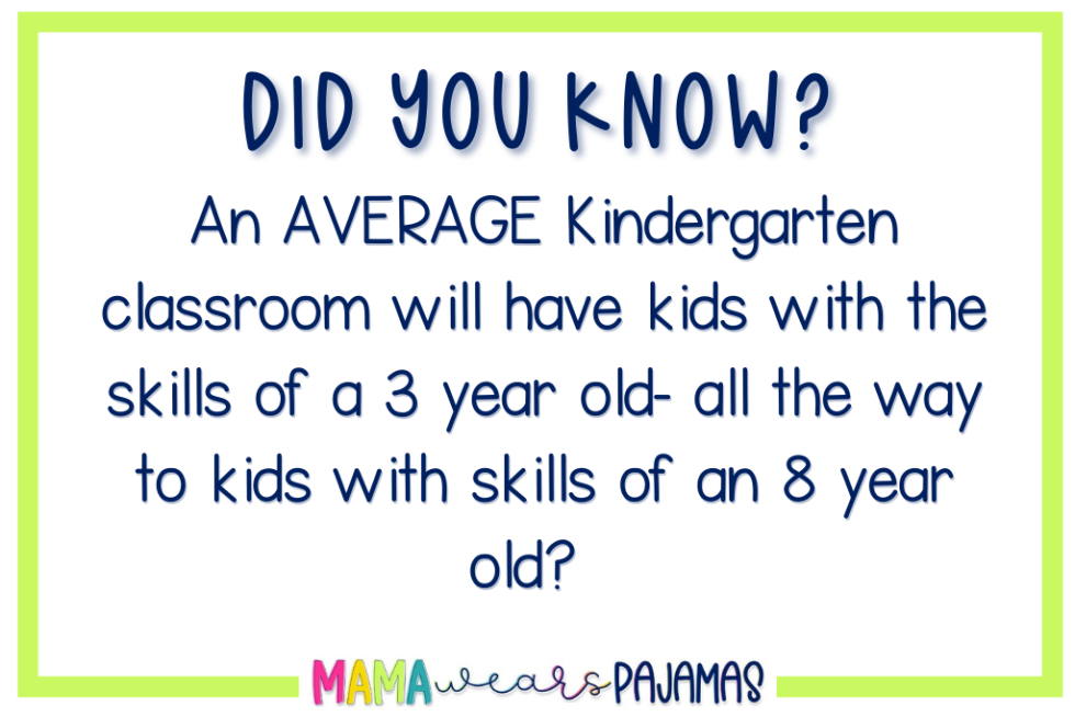 43 Skills Your Child Needs for Kindergarten Readiness - Mama Wears Pajamas