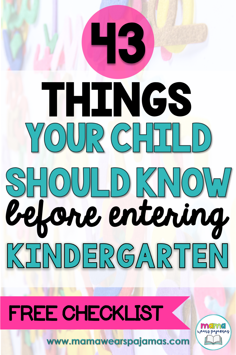 What Kindergarten Should Know Before First Grade Quiz